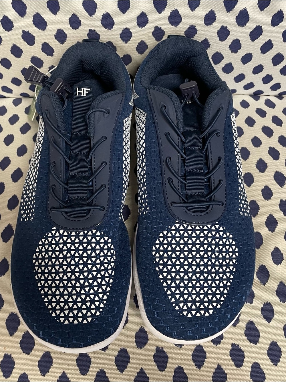 HIKE navy print shoes size 10/10.5 NEW - Picture 3 of 12